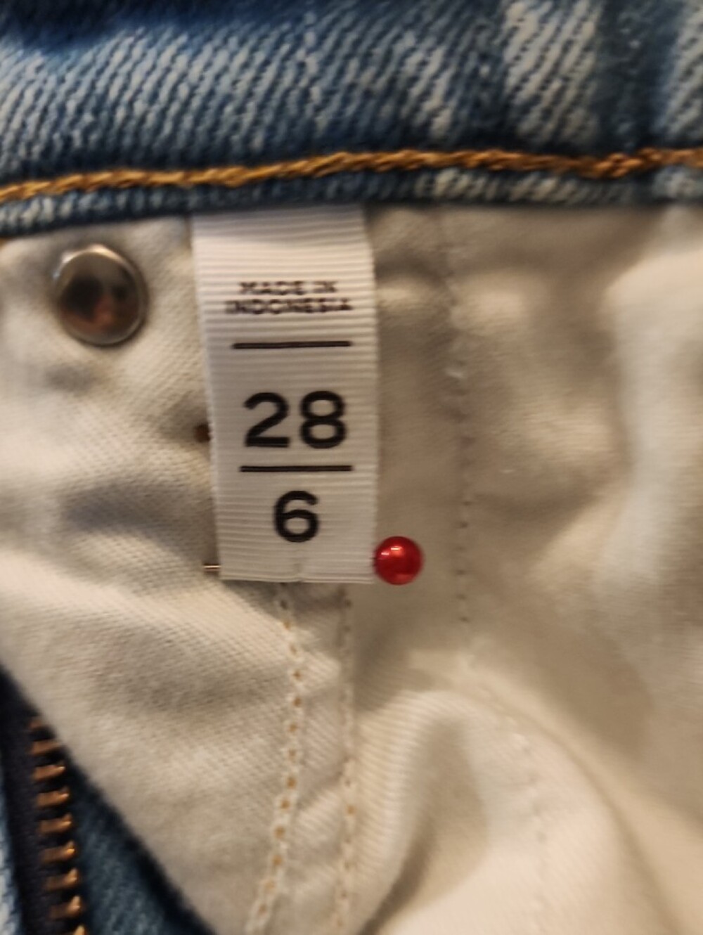 LOFT Light Blue Wide-Leg High-Rise Jeans - Picture 4 of 6